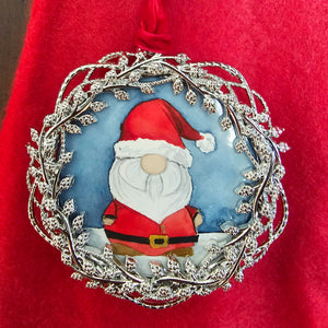 Holiday Ornament - Santa Gnome