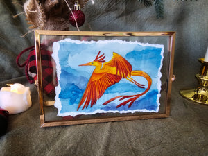Original Painting - Phoenix in Flight