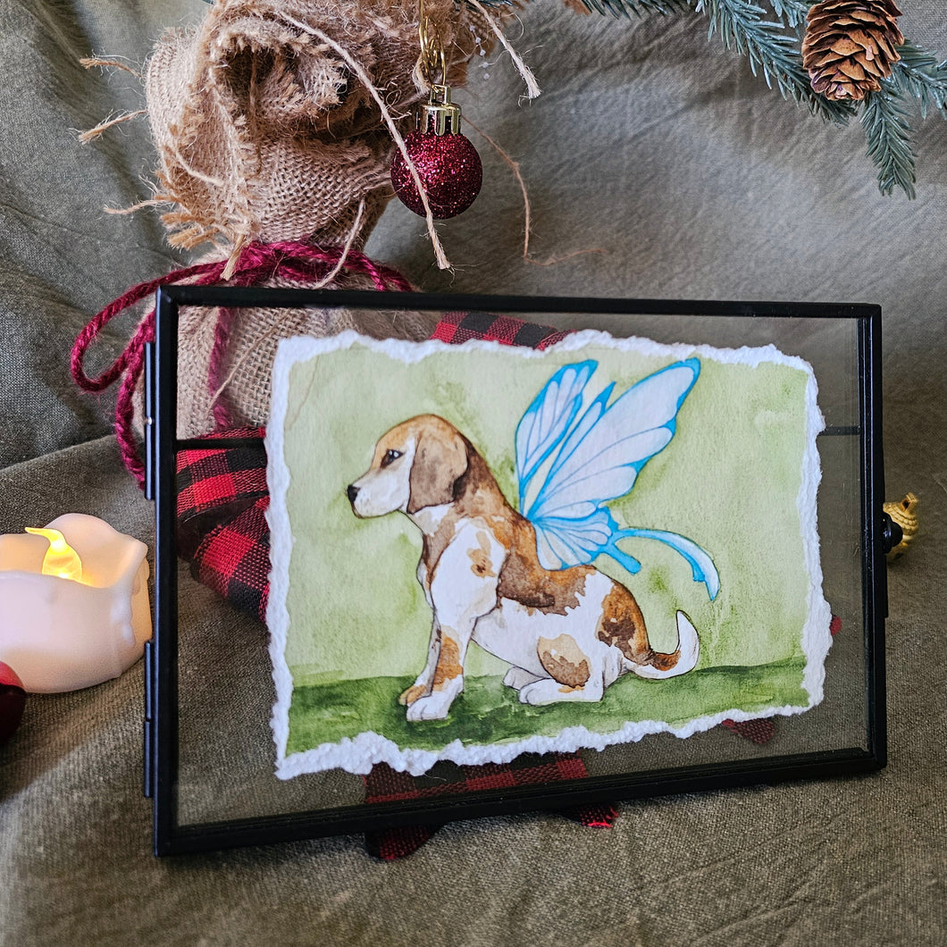 Original Painting - Beagle Fairy