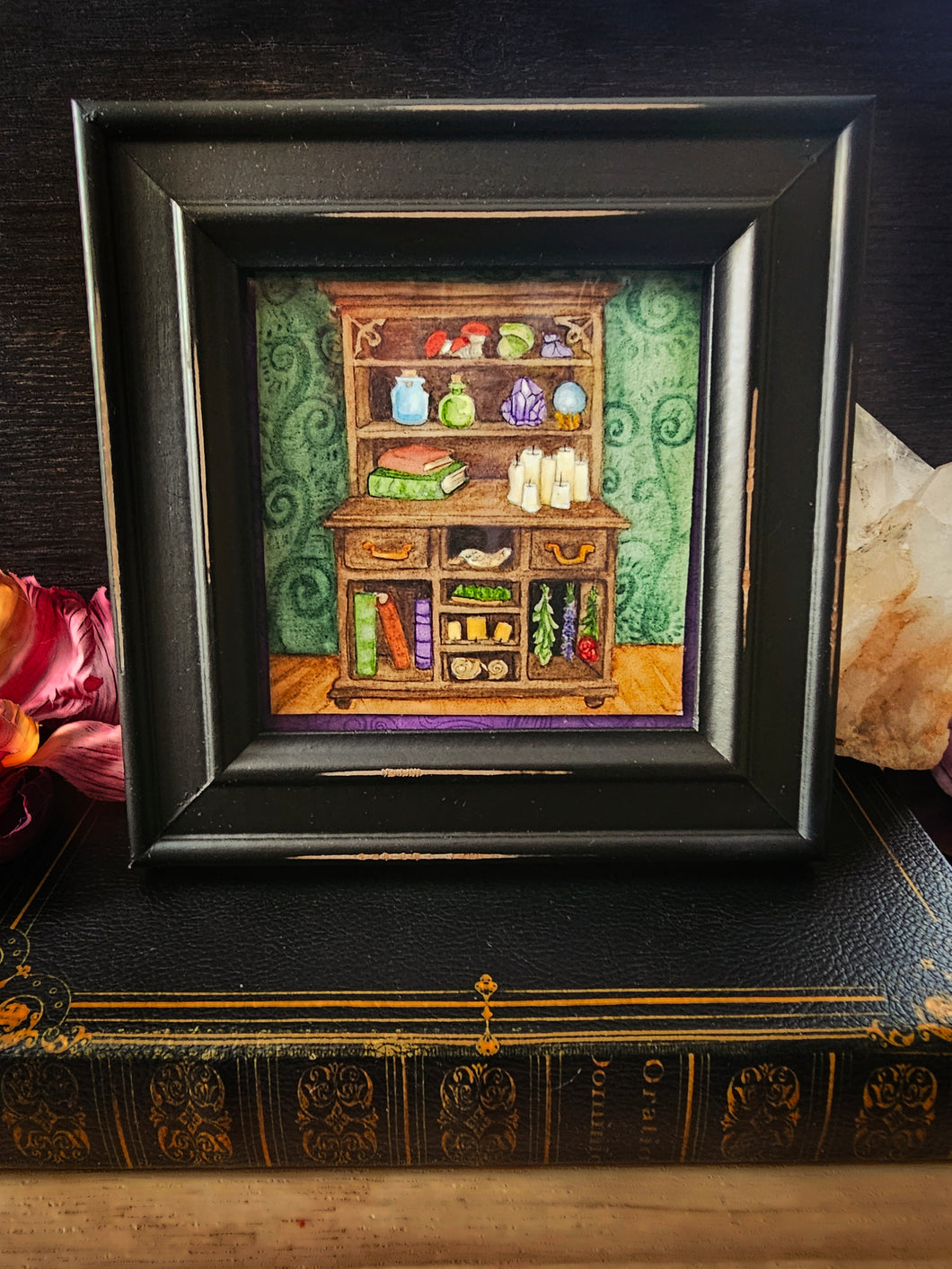 Original Painting - Witch Cabinet