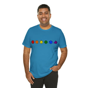 Pride Dice - Unisex Jersey Short Sleeve Tee