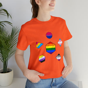 Pride Dice - Unisex Jersey Short Sleeve Tee