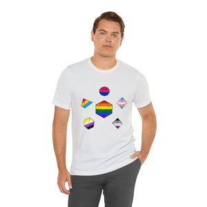 Pride Dice - Unisex Jersey Short Sleeve Tee