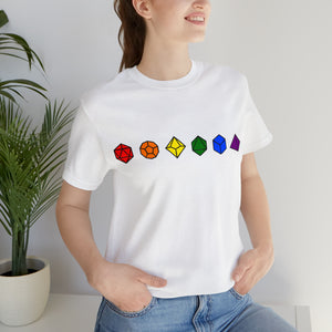 Pride Dice - Unisex Jersey Short Sleeve Tee