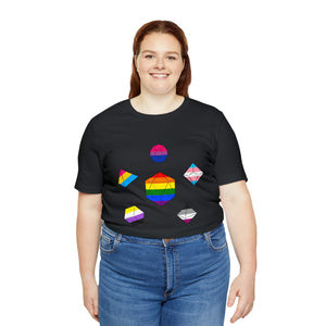 Pride Dice - Unisex Jersey Short Sleeve Tee