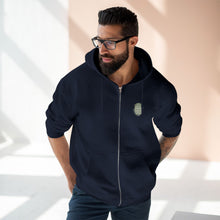 Zip Hoodie — "What An Absolute Shit Show" Vintage Crest Graphic