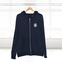 Zip Hoodie — "What An Absolute Shit Show" Vintage Crest Graphic
