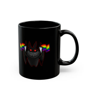 Pride Mothman - Black Mug (11oz, 15oz)