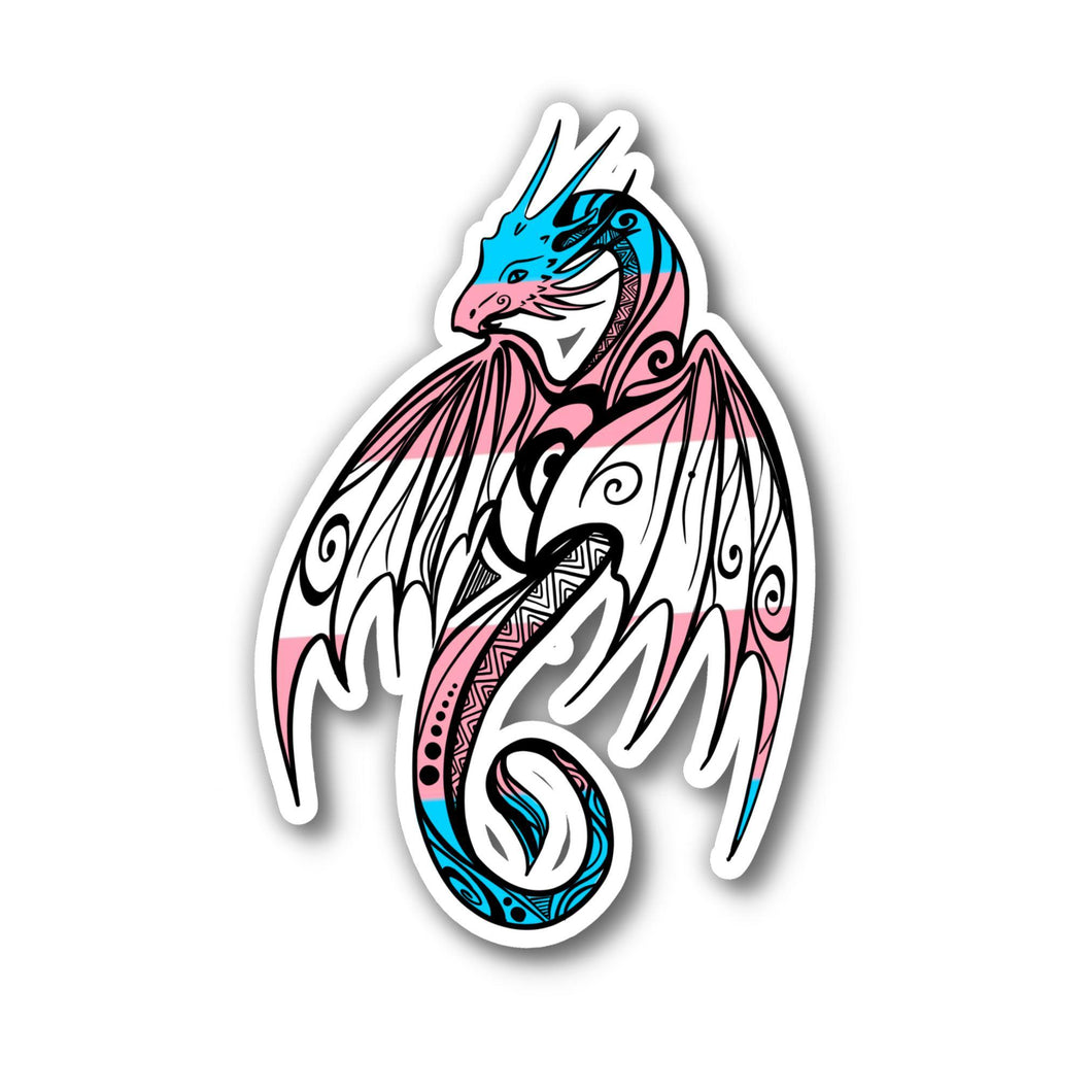 Trans Pride Rainbow Sticker