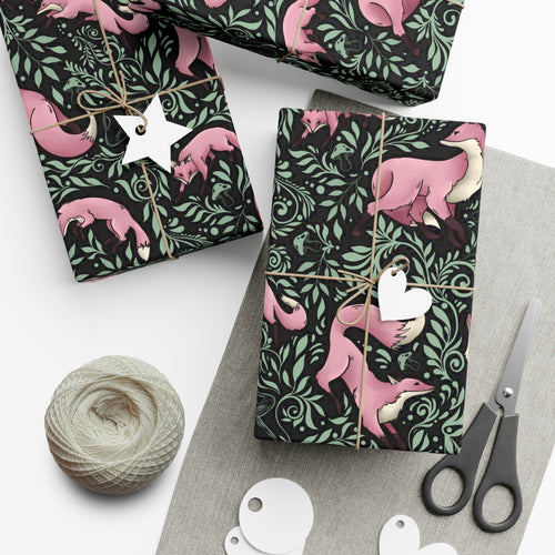 Aurelia Black Gift Wrap Papers