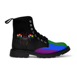 Pride Mothman - Men's Canvas Boots