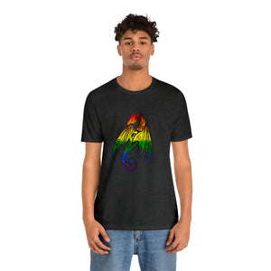 Rainbow Pride Dragon - Unisex Jersey Short Sleeve Tee