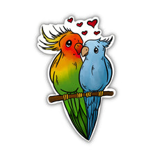 Lovebirds Sticker