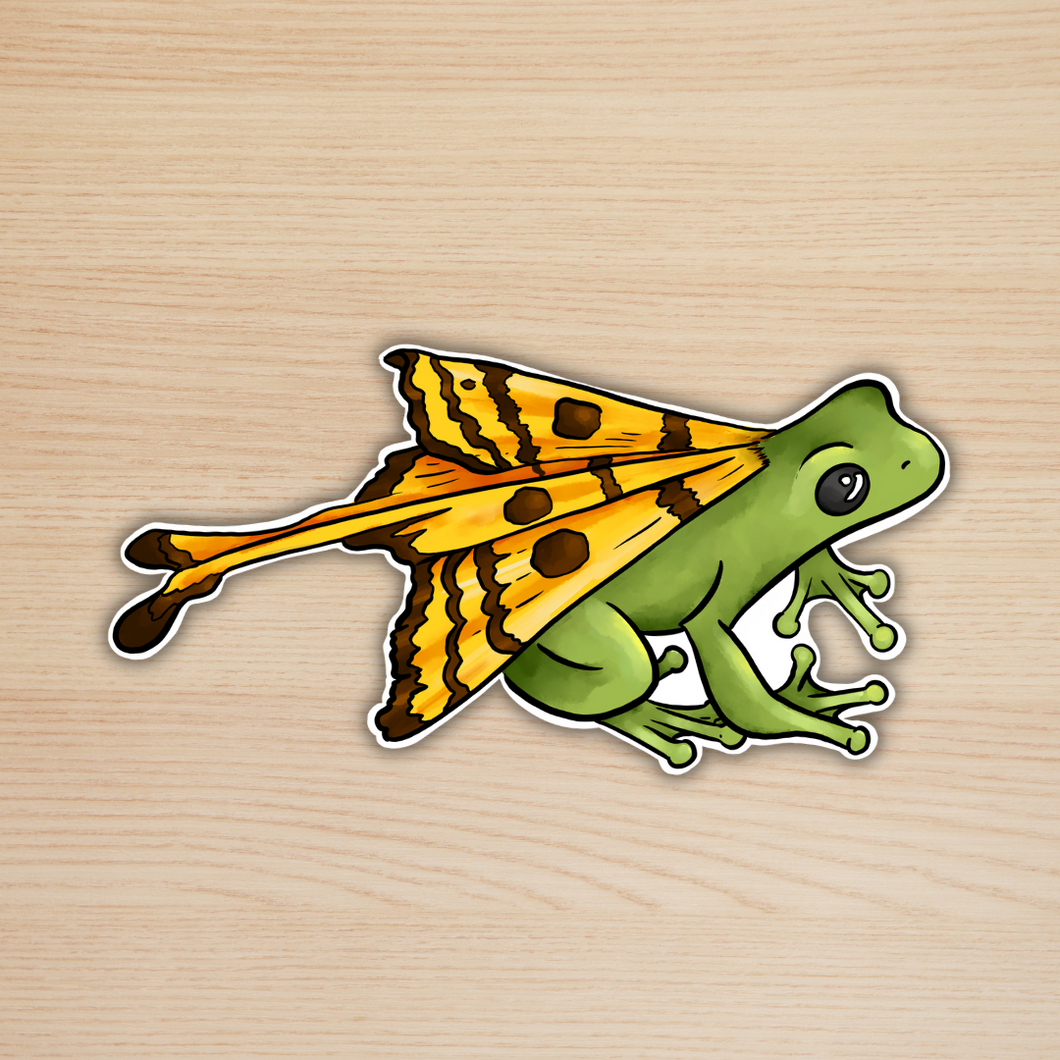 Fairy frog Sticker