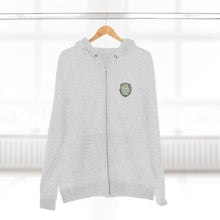 Zip Hoodie — "What An Absolute Shit Show" Vintage Crest Graphic