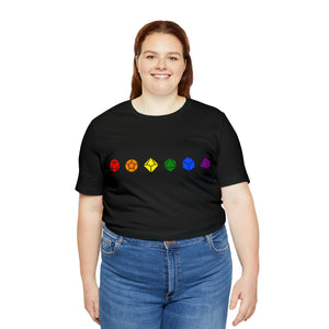 Pride Dice - Unisex Jersey Short Sleeve Tee