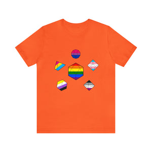 Pride Dice - Unisex Jersey Short Sleeve Tee