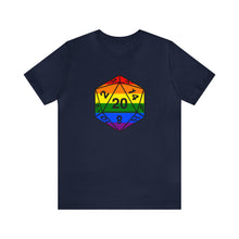 Rainbow Pride D20 - Unisex Jersey Short Sleeve Tee