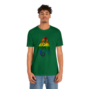 Rainbow Pride Dragon - Unisex Jersey Short Sleeve Tee