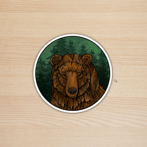 Bark bear Sticker
