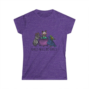 Girls will be girls - Woodland Coven Women's Softstyle Tee