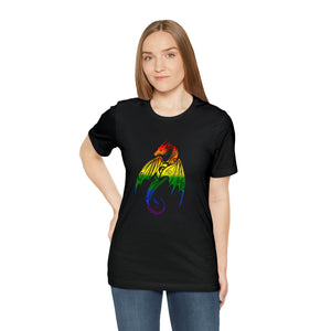 Rainbow Pride Dragon - Unisex Jersey Short Sleeve Tee