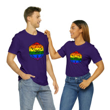 Rainbow Pride D20 - Unisex Jersey Short Sleeve Tee