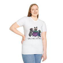 Girls Will Be Girls Witch Cat T-Shirt