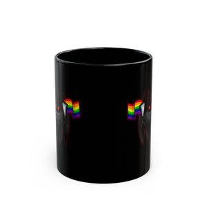 Pride Mothman - Black Mug (11oz, 15oz)