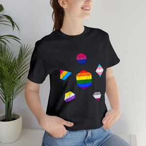 Pride Dice - Unisex Jersey Short Sleeve Tee