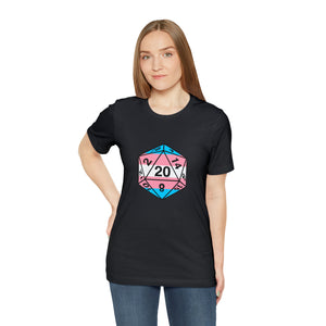 Trans Pride D20 - Unisex Jersey Short Sleeve Tee