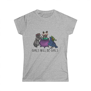 Girls will be girls - Woodland Coven Women's Softstyle Tee