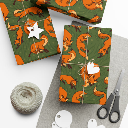 Fox Forest Gift Wrap Papers