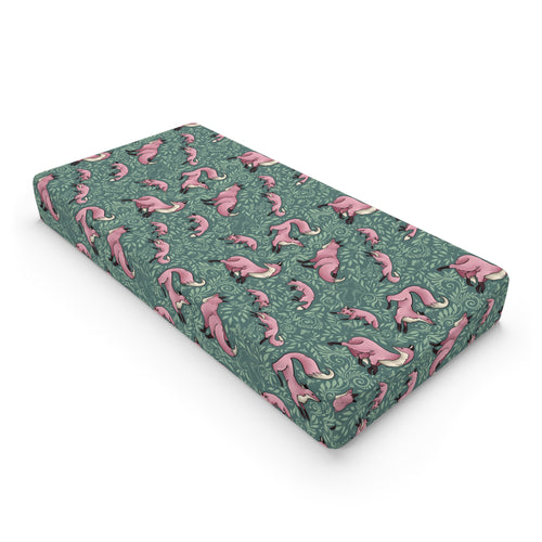 Aurelia Teal Baby Changing Pad Cover