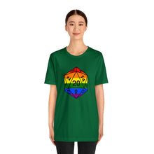 Rainbow Pride D20 - Unisex Jersey Short Sleeve Tee