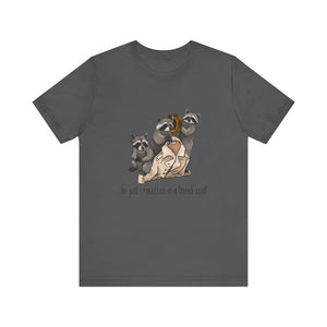 Three Raccoons - Unisex Jersey Short Sleeve Tee