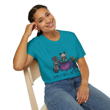 Girls Will Be Girls Witch Cat T-Shirt