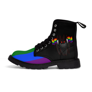 Pride Mothman - Women's Canvas Boots