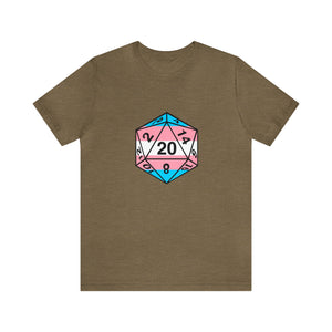 Trans Pride D20 - Unisex Jersey Short Sleeve Tee