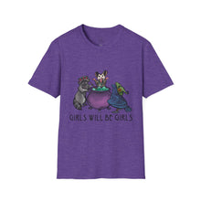 Girls Will Be Girls Witch Cat T-Shirt