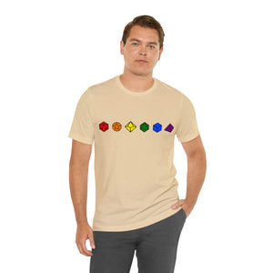 Pride Dice - Unisex Jersey Short Sleeve Tee