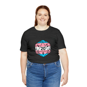 Trans Pride D20 - Unisex Jersey Short Sleeve Tee