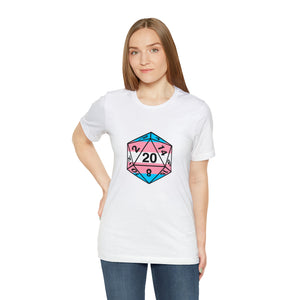 Trans Pride D20 - Unisex Jersey Short Sleeve Tee