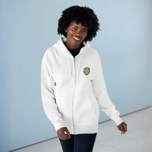 Zip Hoodie — "What An Absolute Shit Show" Vintage Crest Graphic