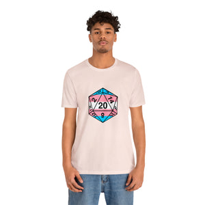 Trans Pride D20 - Unisex Jersey Short Sleeve Tee