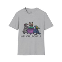 Girls Will Be Girls Witch Cat T-Shirt