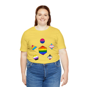 Pride Dice - Unisex Jersey Short Sleeve Tee