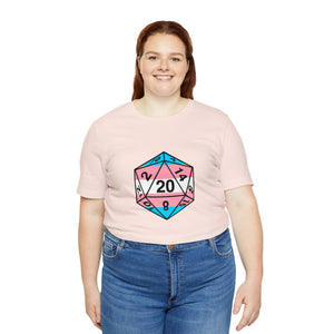 Trans Pride D20 - Unisex Jersey Short Sleeve Tee