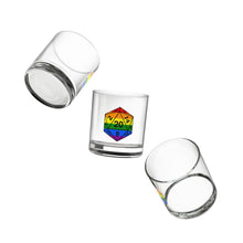 Rainbow D20 - Rocks Glass