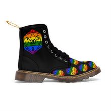 Rainbow Pride D20 - Women's Canvas Boots